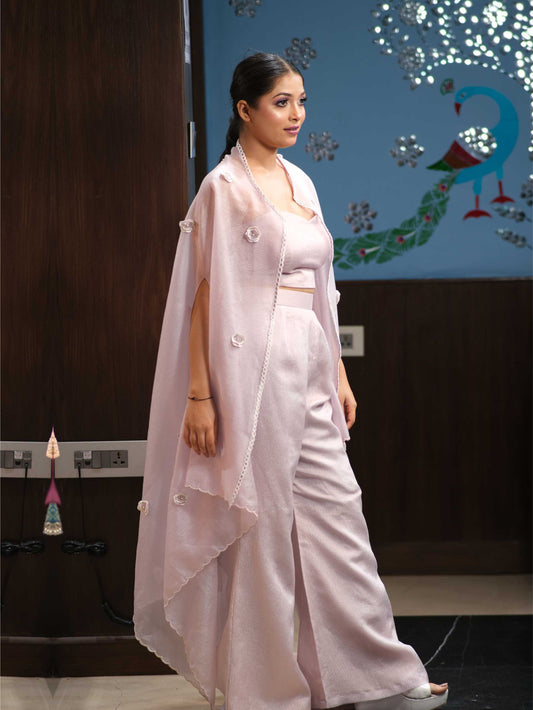 Lilac Crush Organza Cape Set