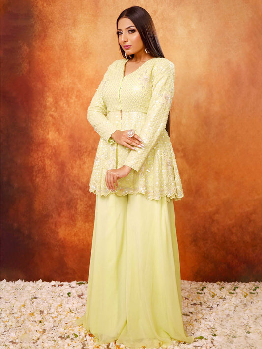 Mint Green Palazzo Set