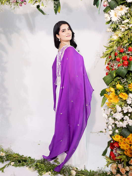 Cape Drape Skirt Set