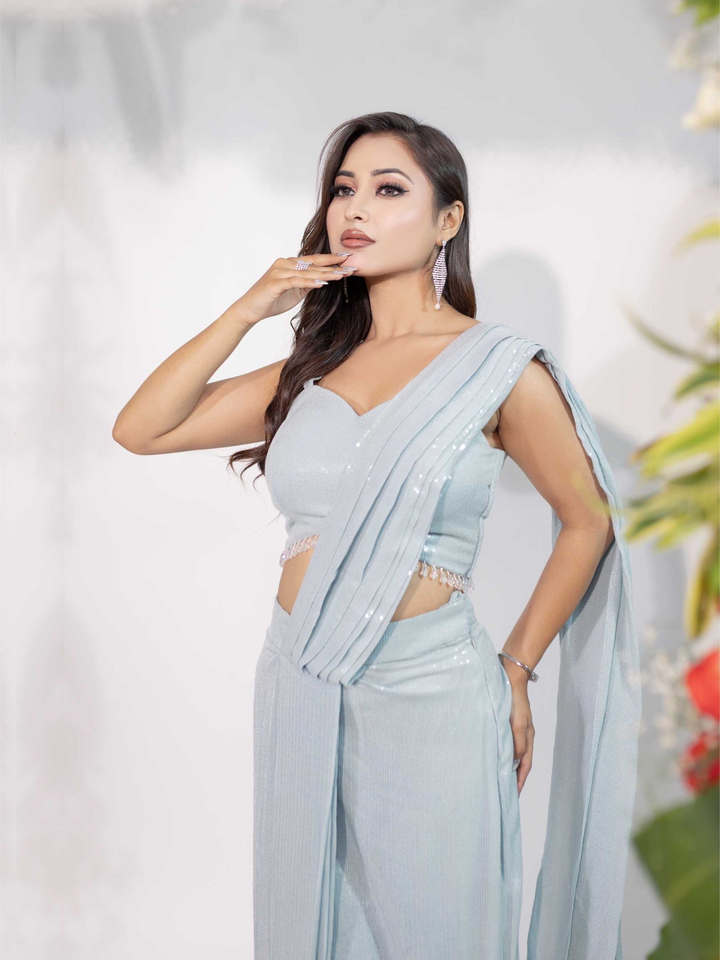 Sequence Drape Saree