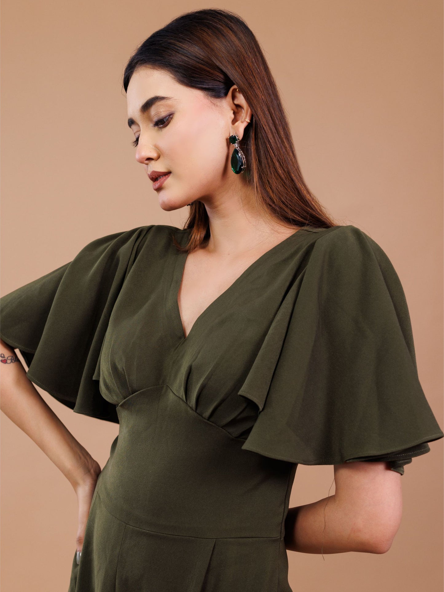 Olive Green Jumpsuit