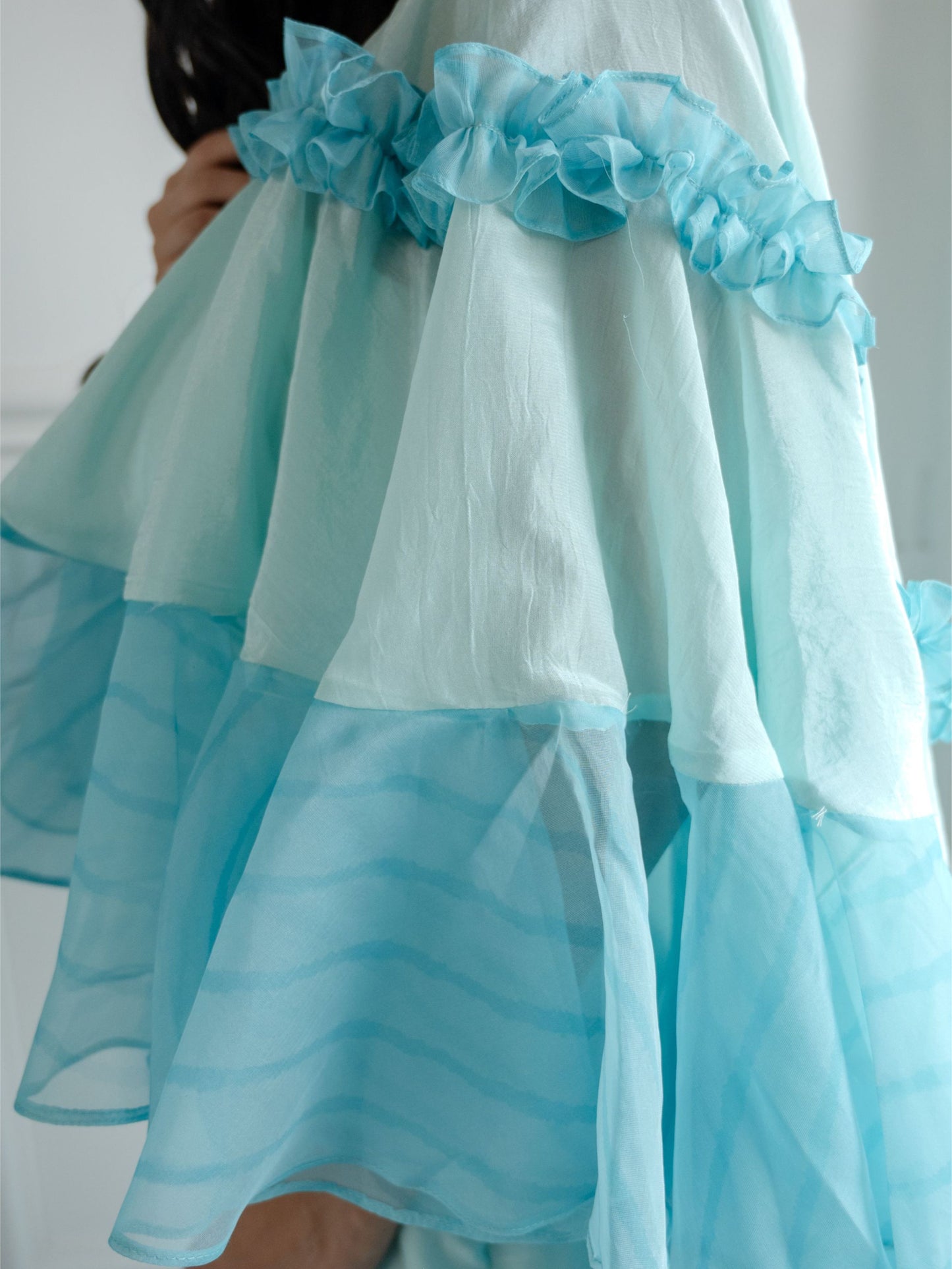 Baby Blue Cape Set
