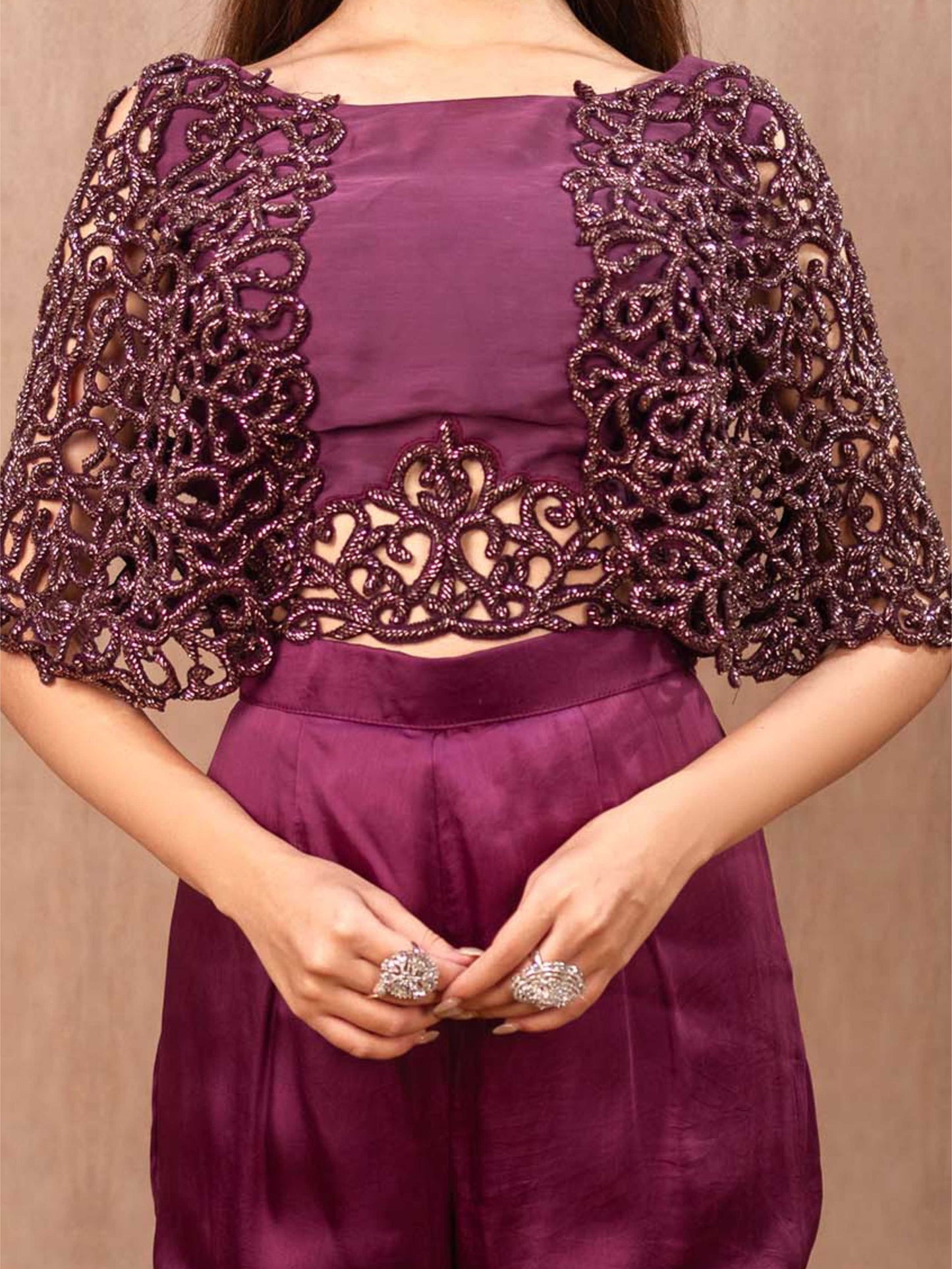 Cutwork Sharara Set