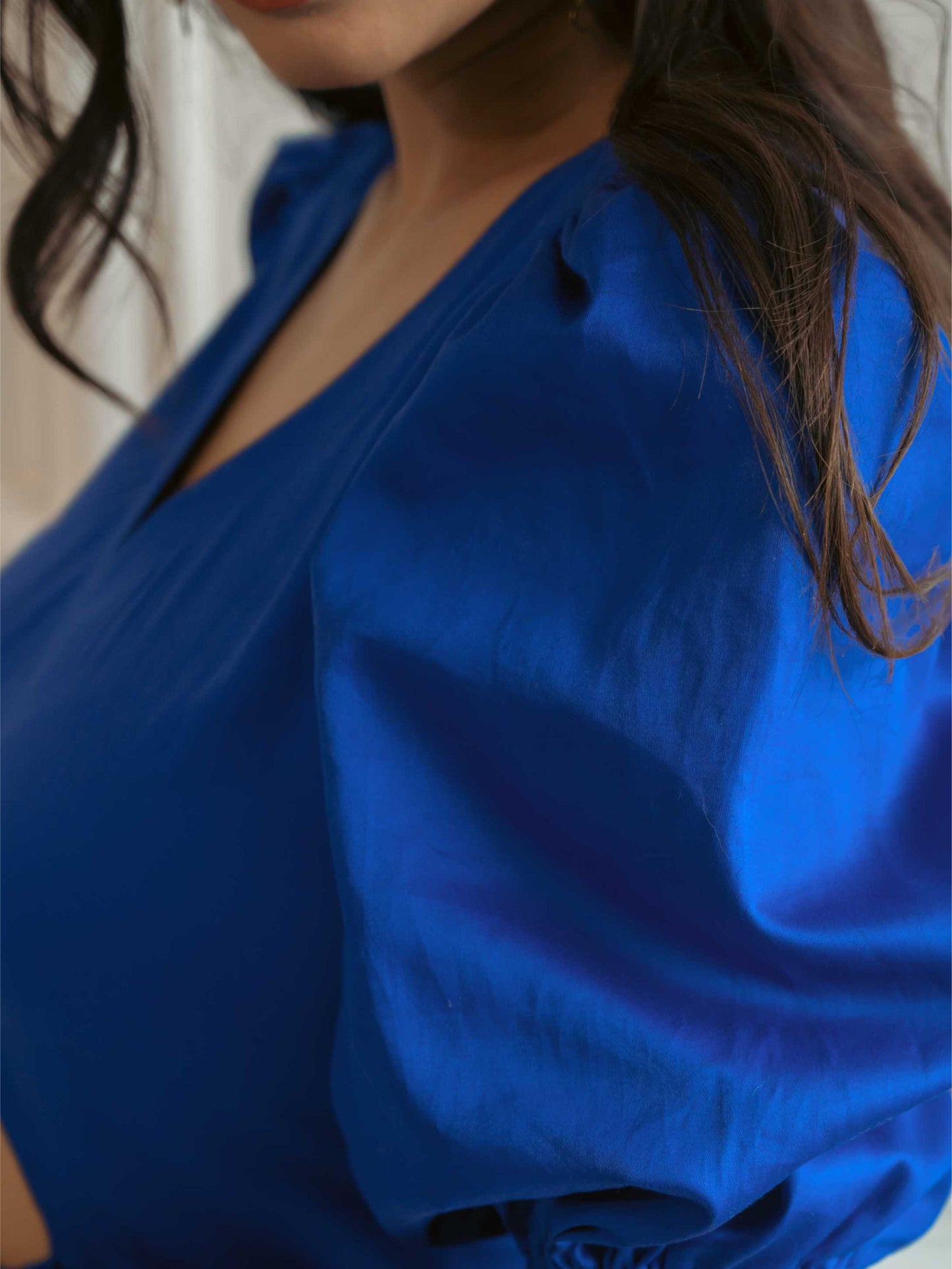 Royal Blue Layered Dress