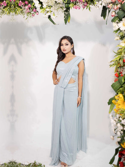 Sequence Drape Saree