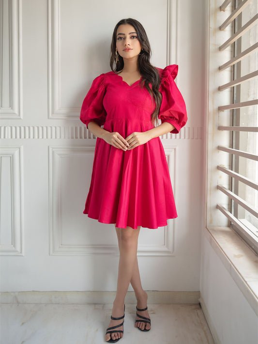 Barbie Pink Short Dress