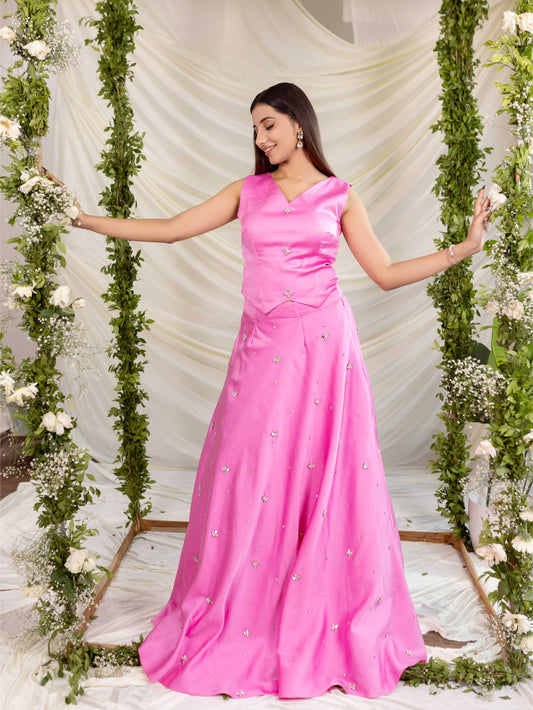 Waistcoat Skirt Set