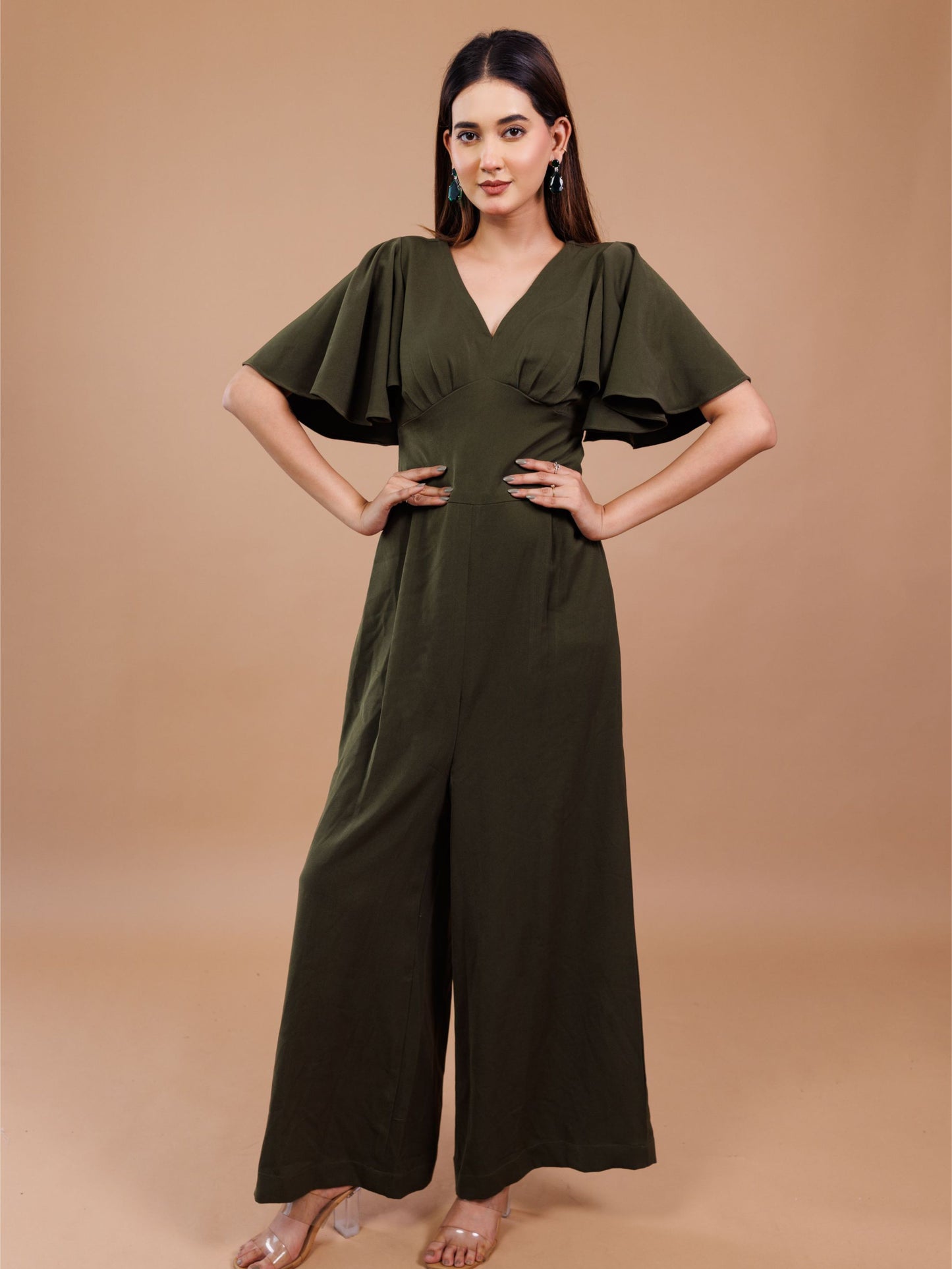 Olive Green Jumpsuit