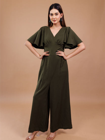 Olive Green Jumpsuit