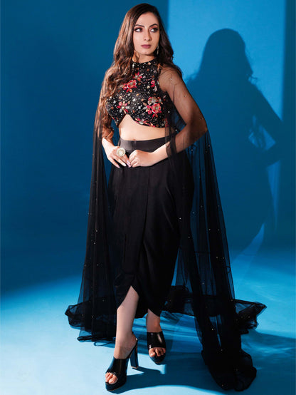 Black Patiala Set