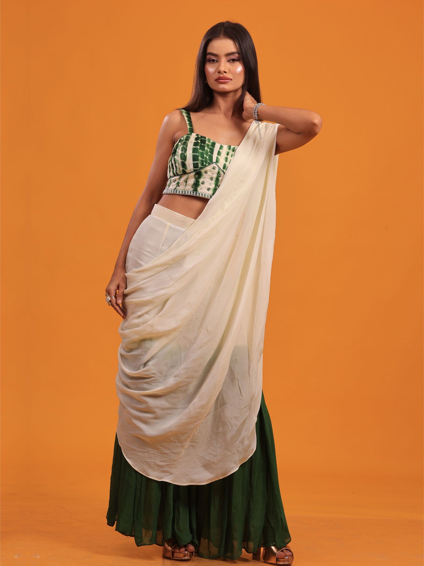 Shibori 3 Piece Embellished Set