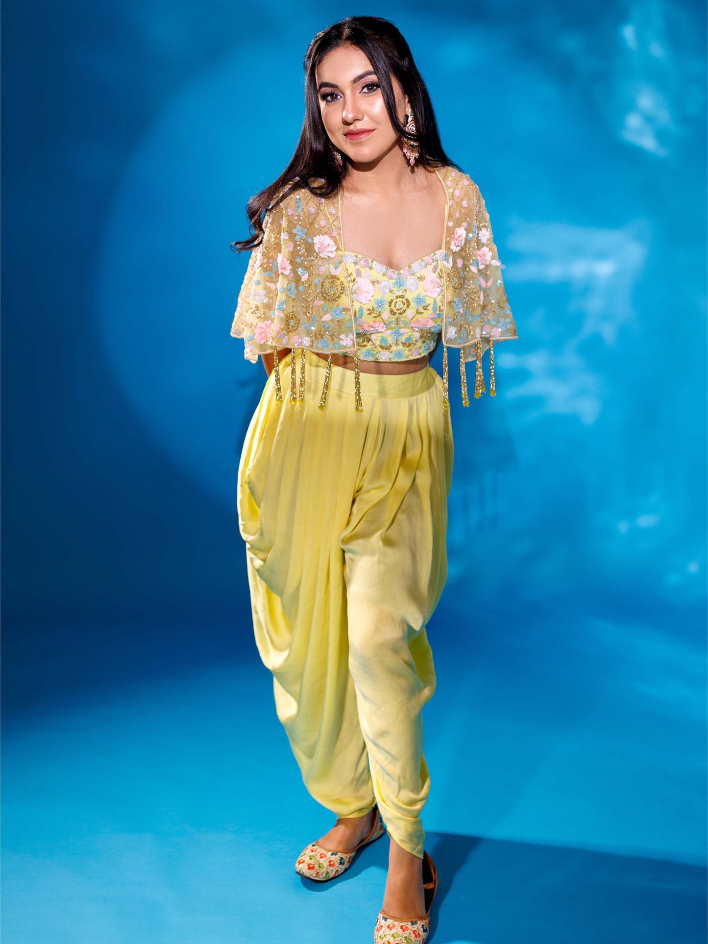 Yellow Patiala Set