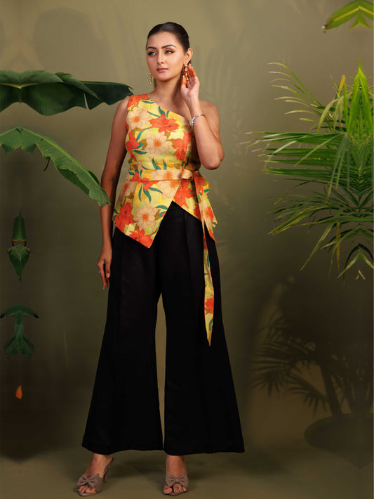 Floral Wrap Co-Ord Set