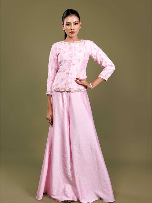 Light Pink Palazzo Set