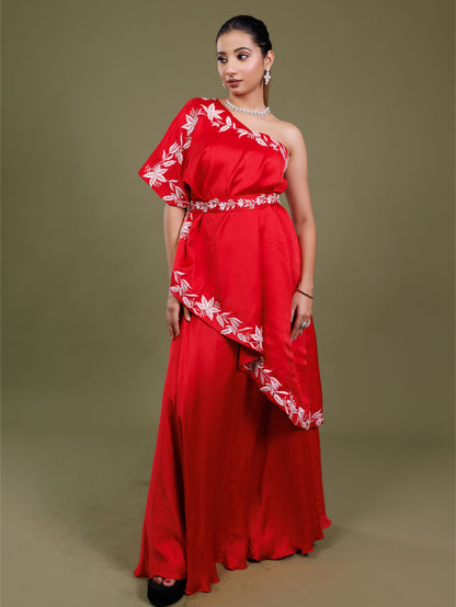 Red One Shoulder IW