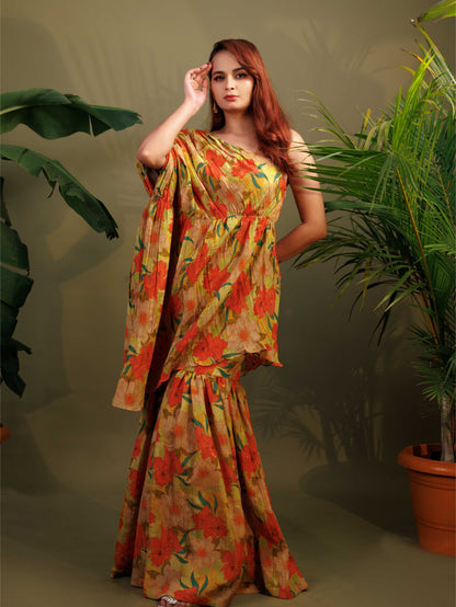 Floral Kaftan Co-Ord Set