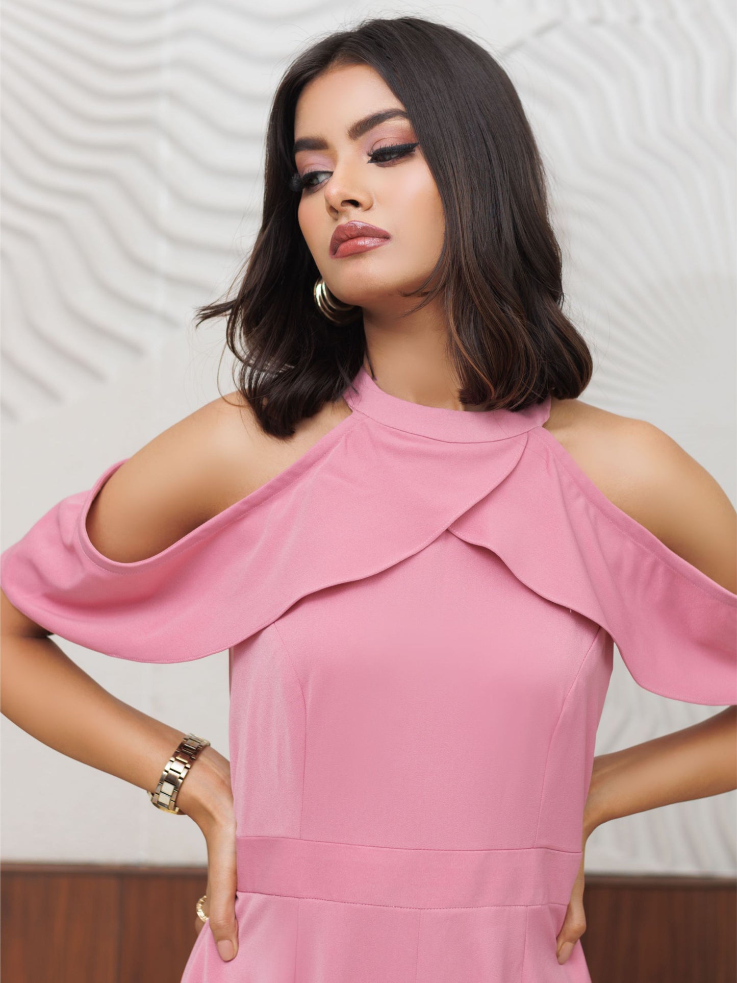 Pink Stylish Jumpsuit