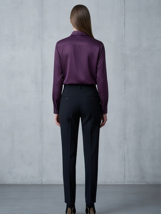 Wine Shaded Embellished SHirt