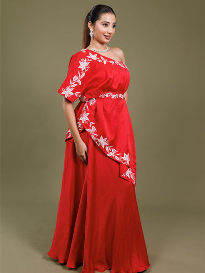 Red One Shoulder IW