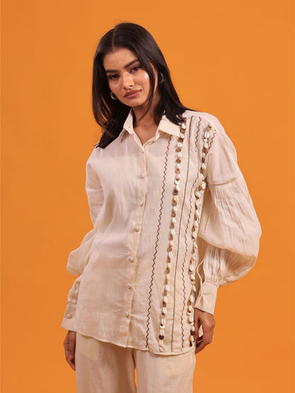 Off-White Sea Shell Co-Ord Set