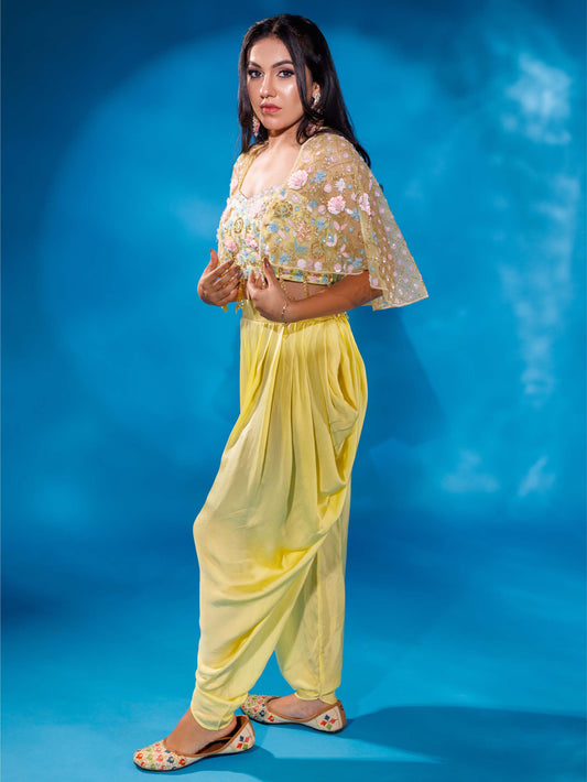Yellow Patiala Set