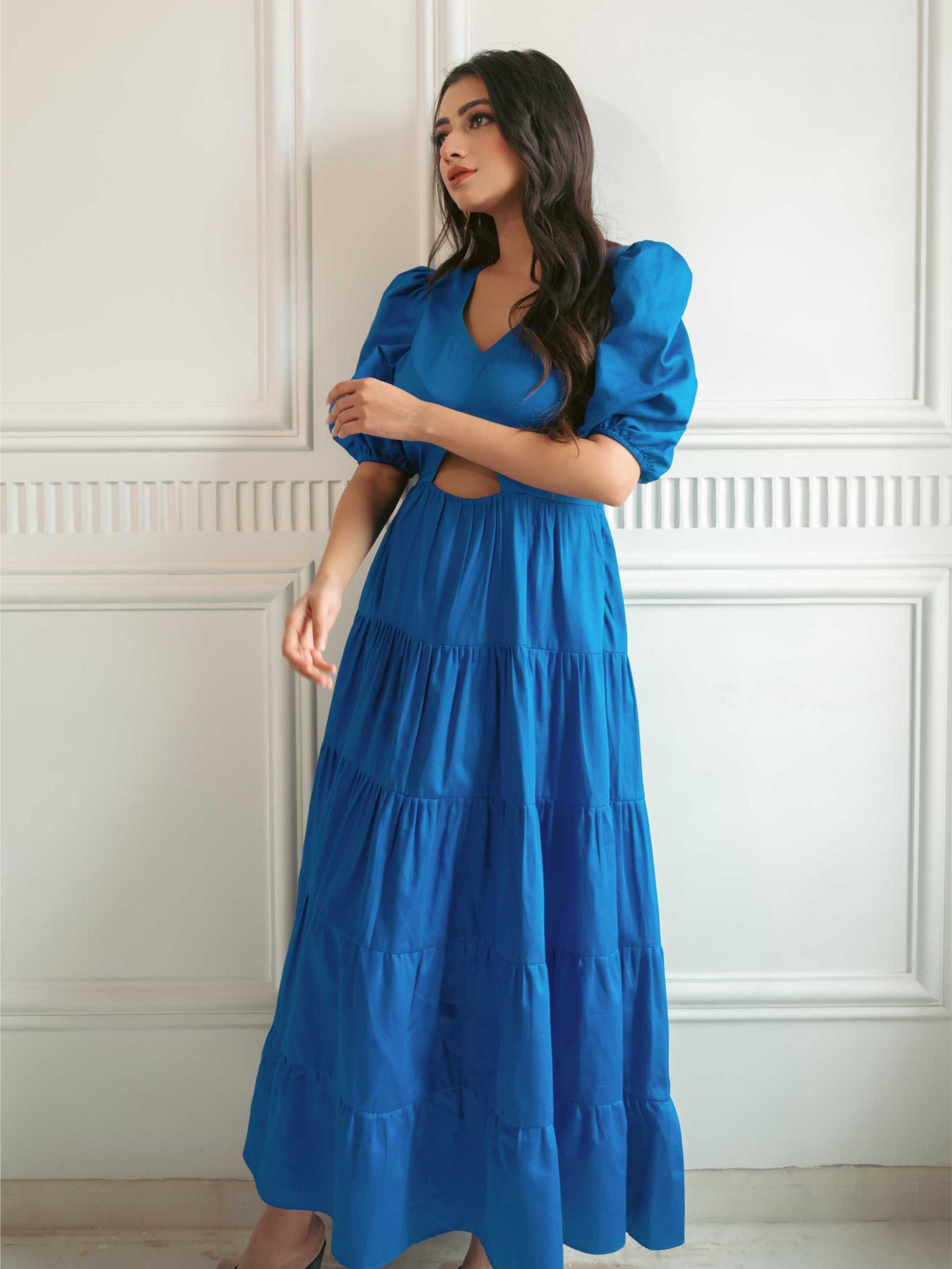 Royal Blue Layered Dress