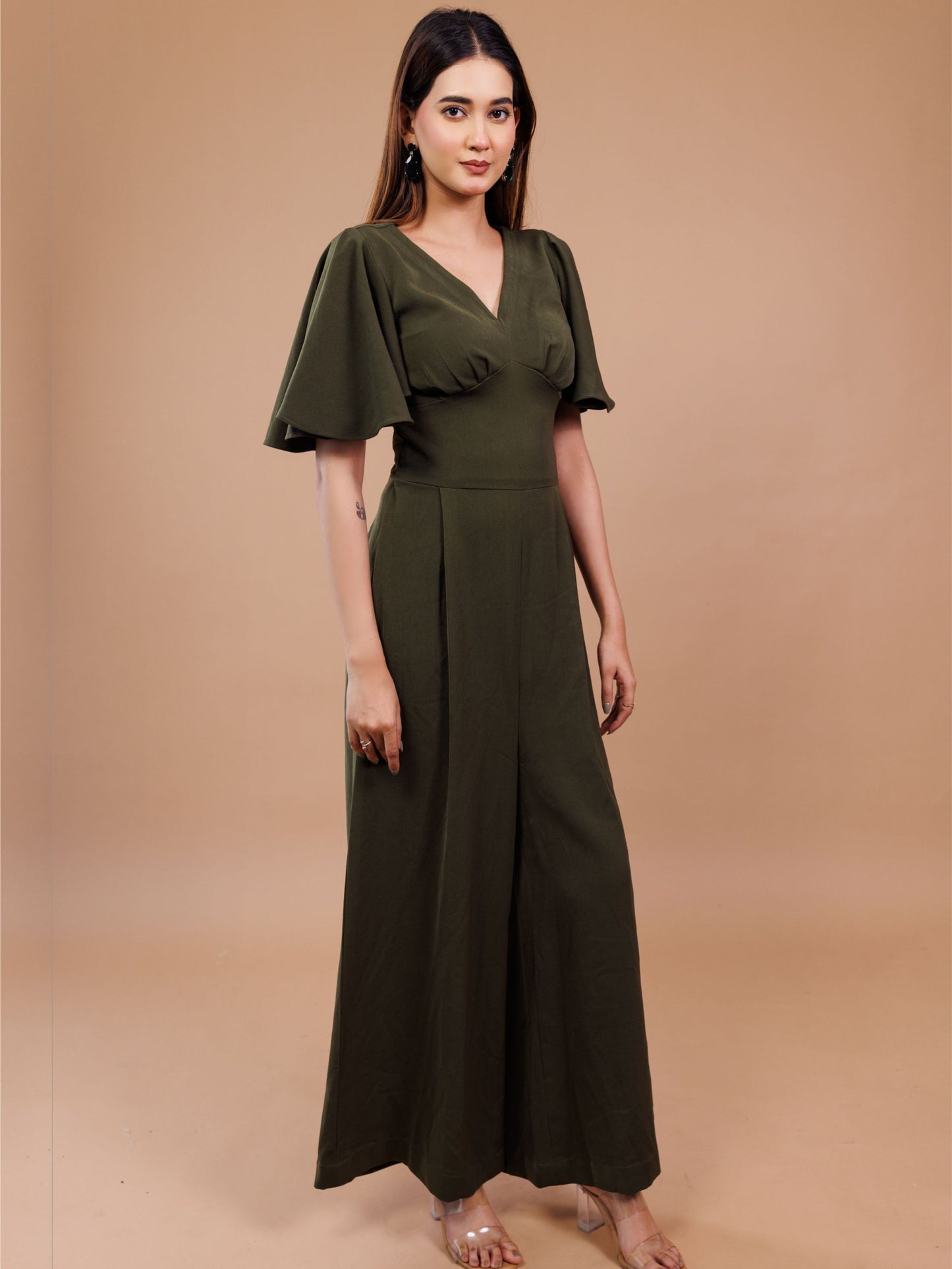 Olive Green Jumpsuit