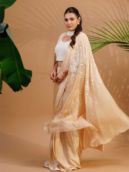 Ivory Pearl Drape Set