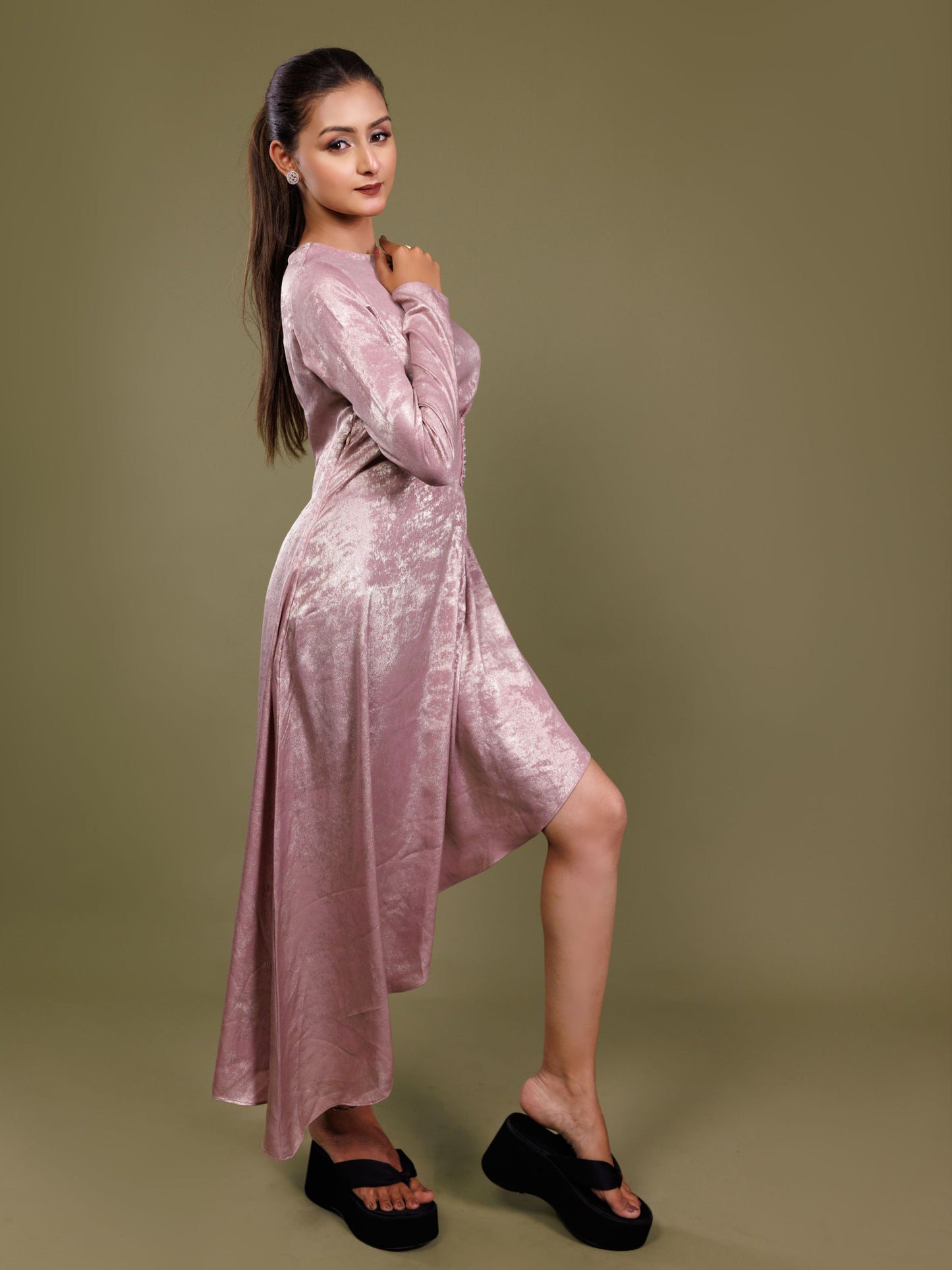 Asymmetrical Long Dress