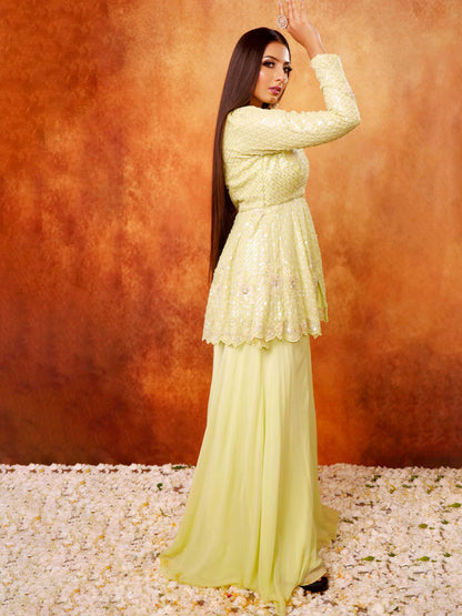 Mint Green Palazzo Set
