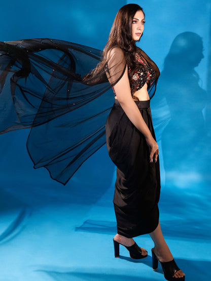 Black Patiala Set