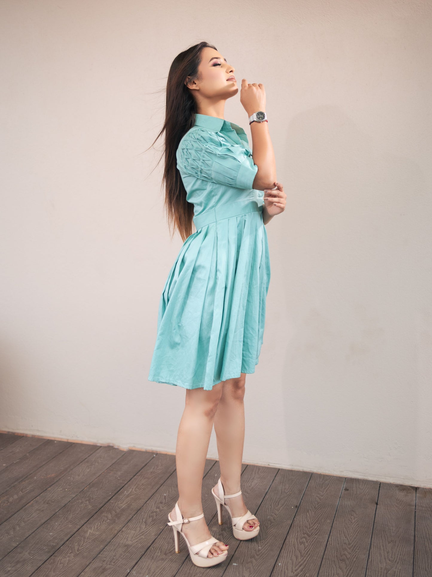 Aqua Green Dress