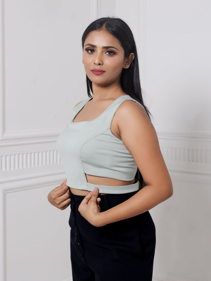 Mint Green Crop Top