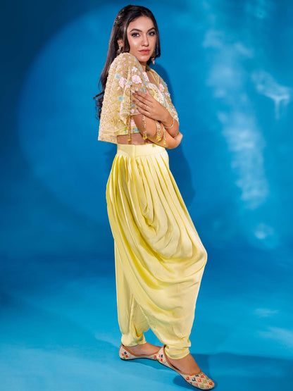 Yellow Patiala Set