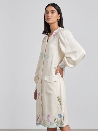 Ocean theme Shirt Dress