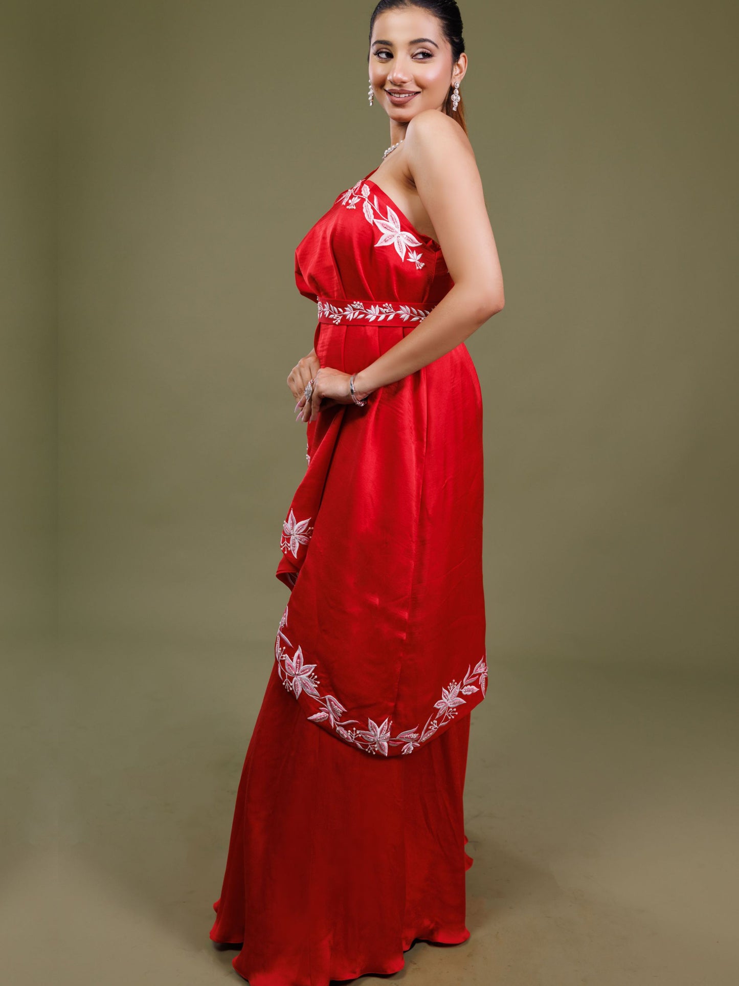Red One Shoulder IW