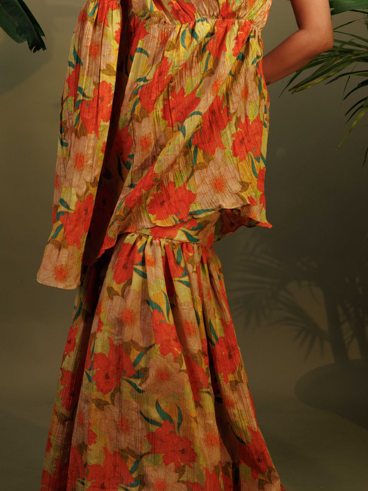 Floral Kaftan Co-Ord Set