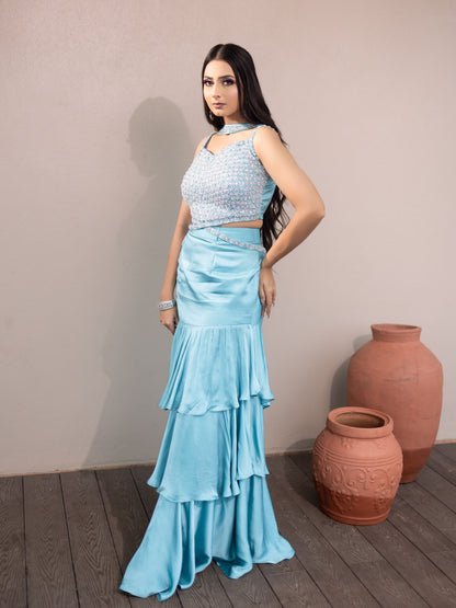 Blue Mermaid Skirt