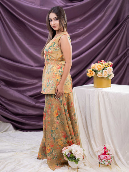 Printed Palazzo Set
