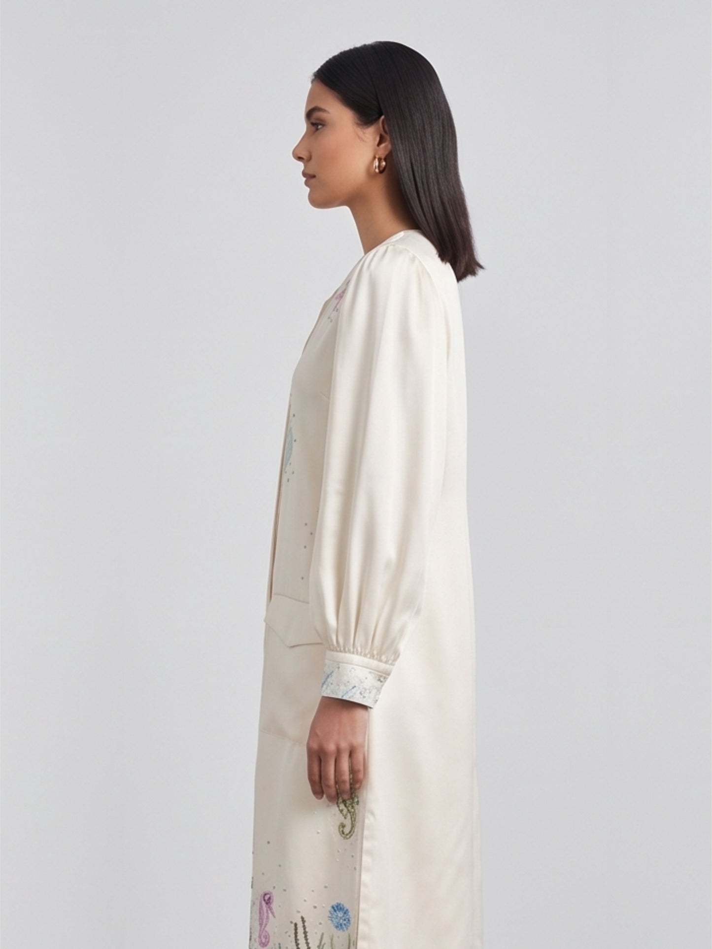 Ocean theme Shirt Dress