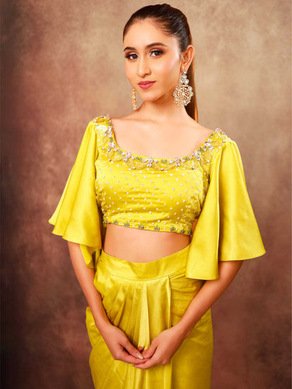 Neon Dhoti Set