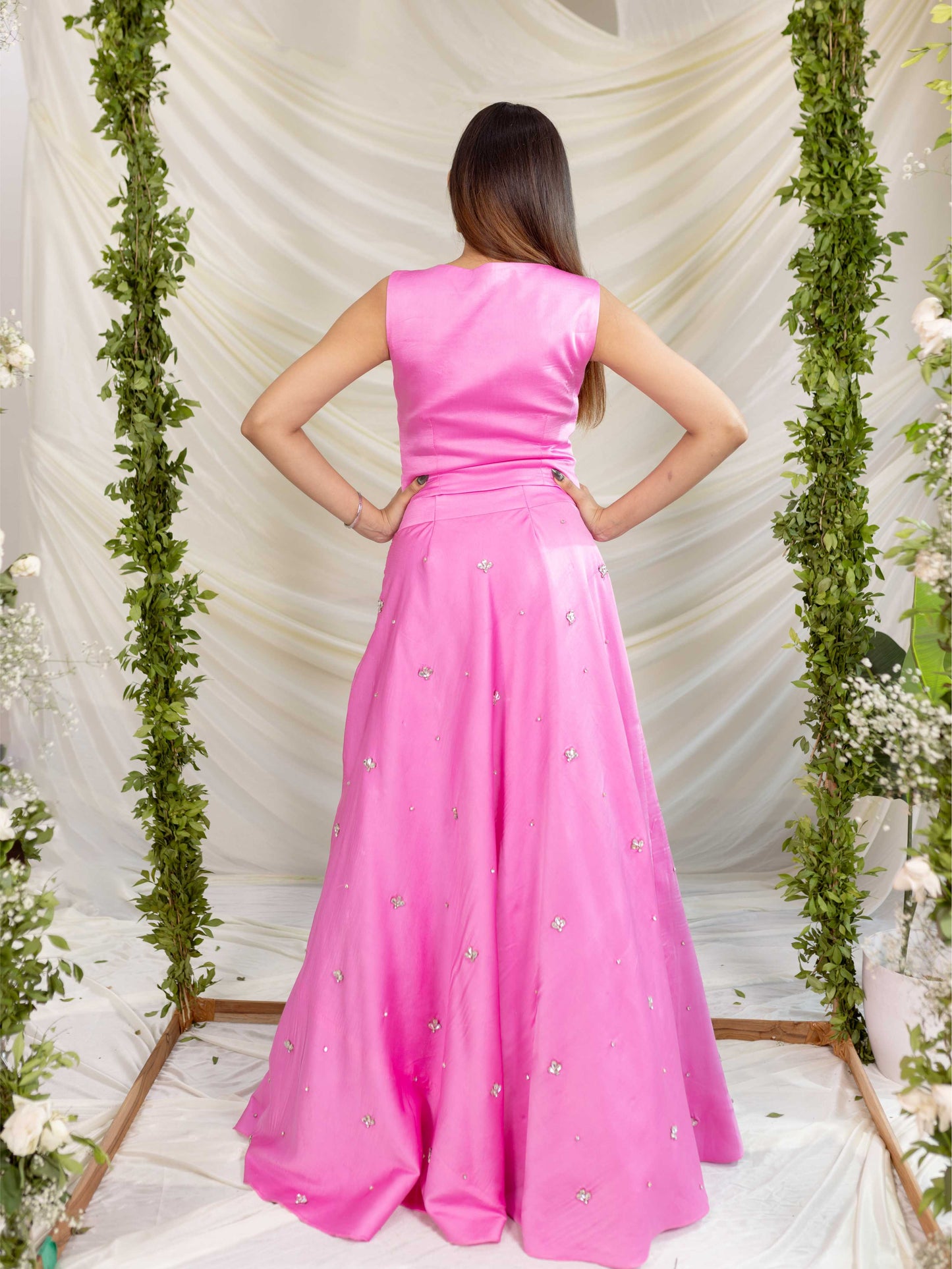 Waistcoat Skirt Set