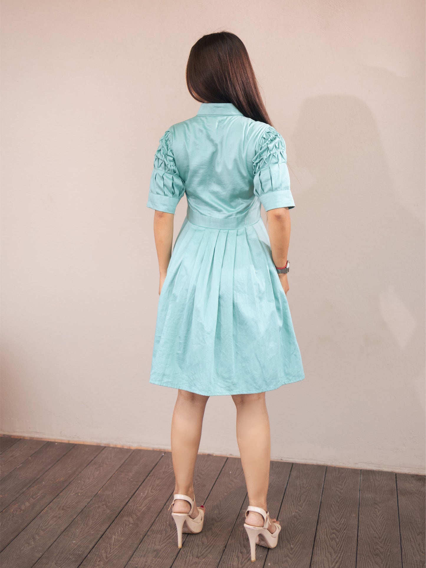 Aqua Green Dress