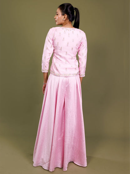 Light Pink Palazzo Set