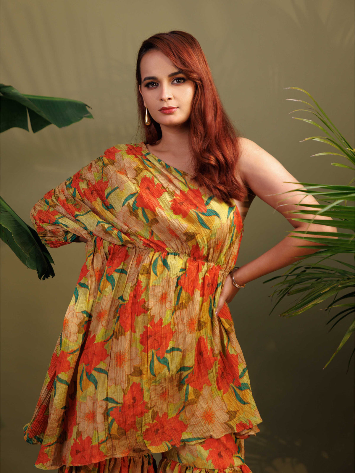 Floral Kaftan Co-Ord Set