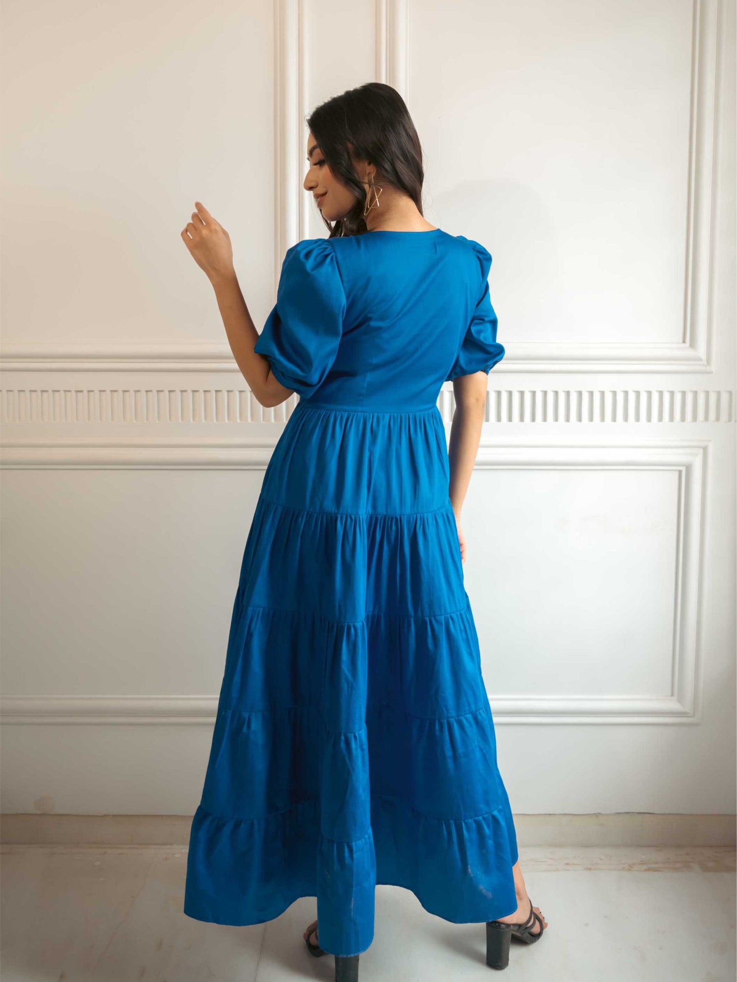 Royal Blue Layered Dress