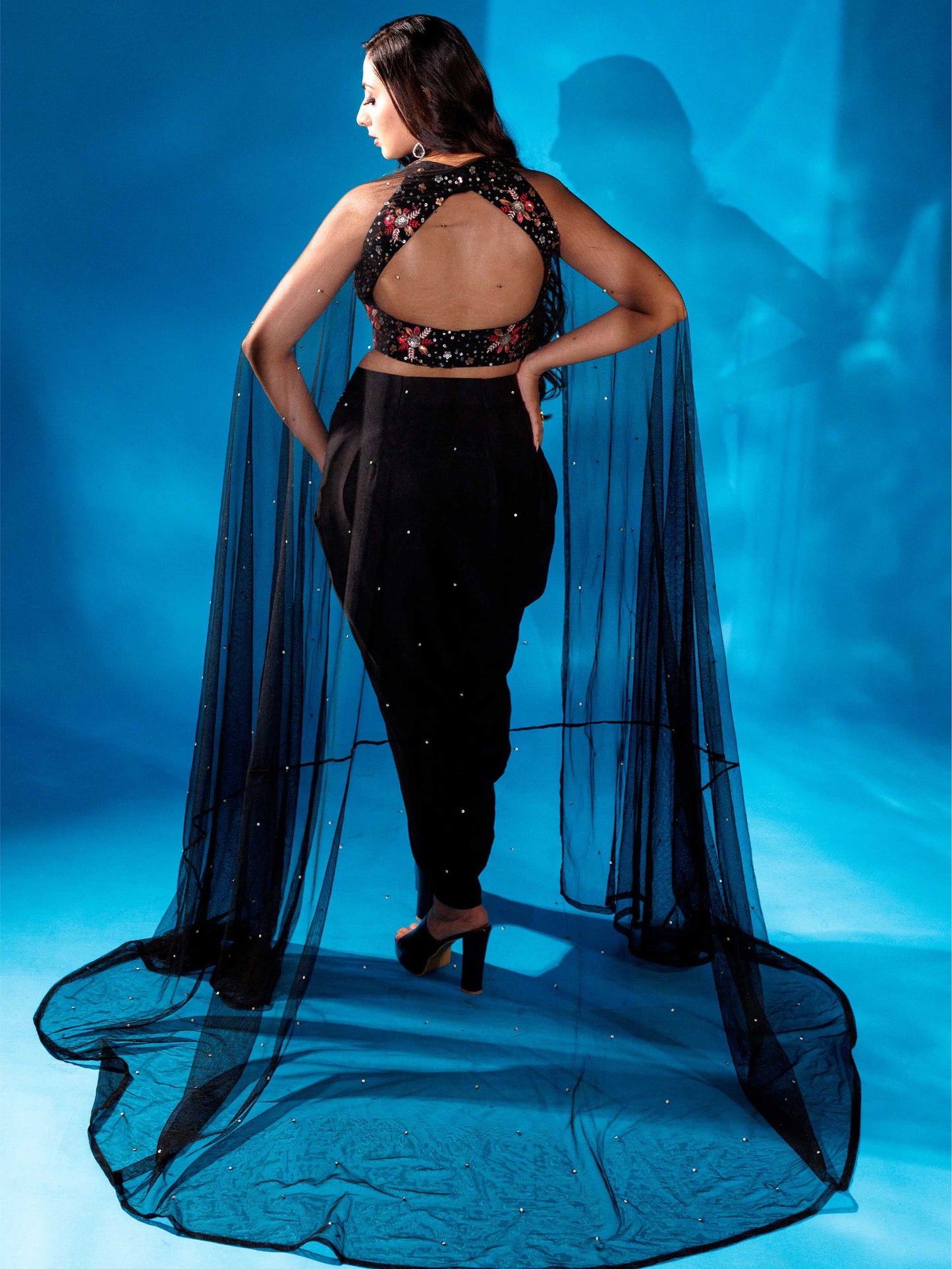 Black Patiala Set