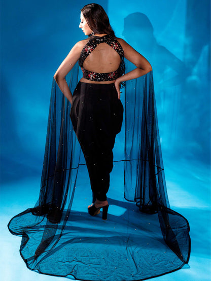 Black Patiala Set
