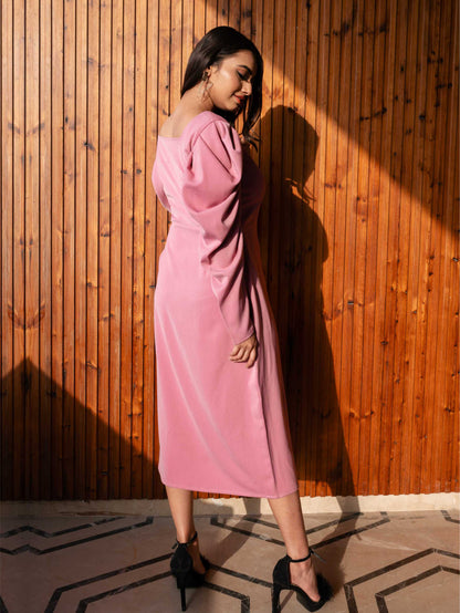 Flamingo Midi Dress