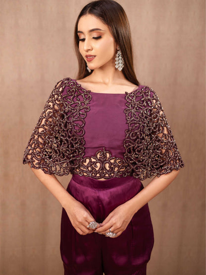 Cutwork Sharara Set